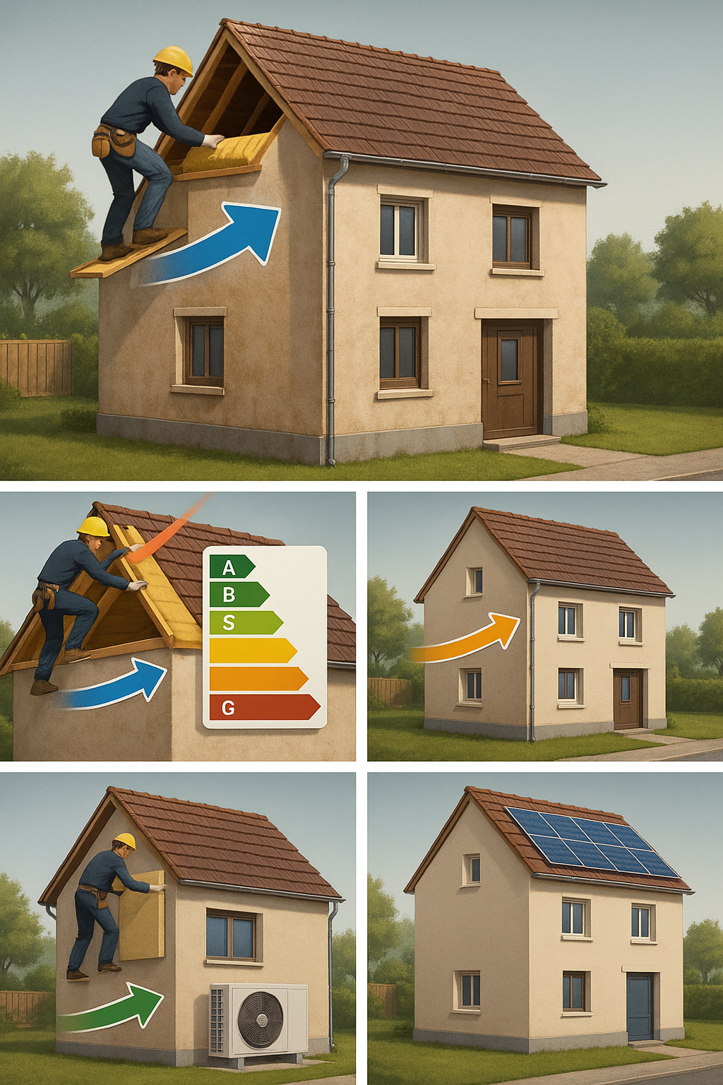 Rénovation énergétique globale - Jusqu'à 80% d'économies d'énergie